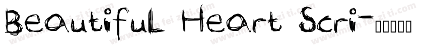 Beautiful Heart Scri字体转换